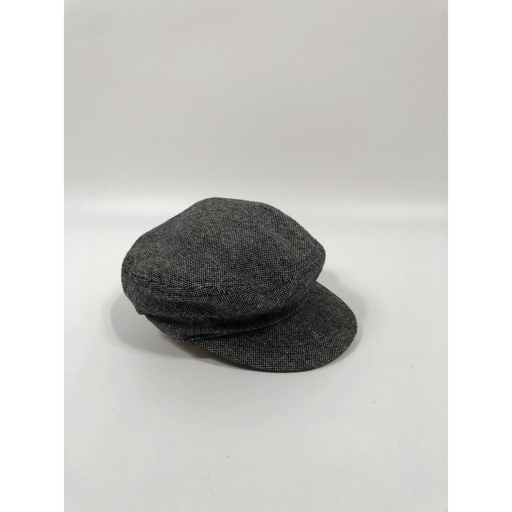 VTG Y2K Express Newsboy Baker Boy Hat Women ONE SIZE Gray Bratz Retro Academia